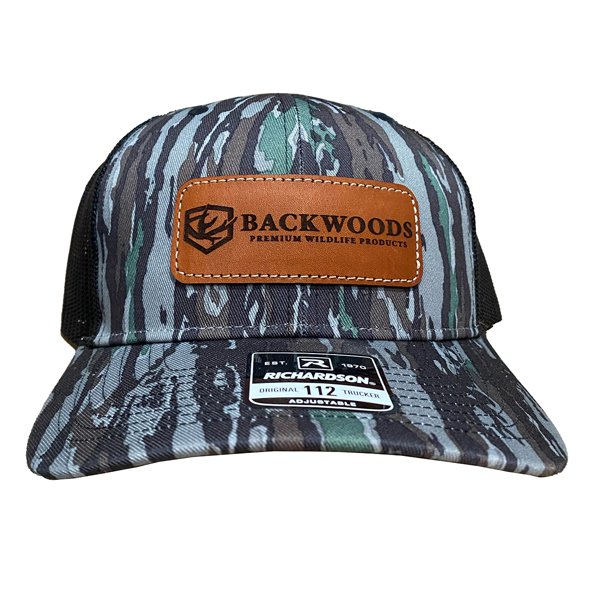 Original Realtree Leather Patch Hat Backwoods Premium Wildlife Products