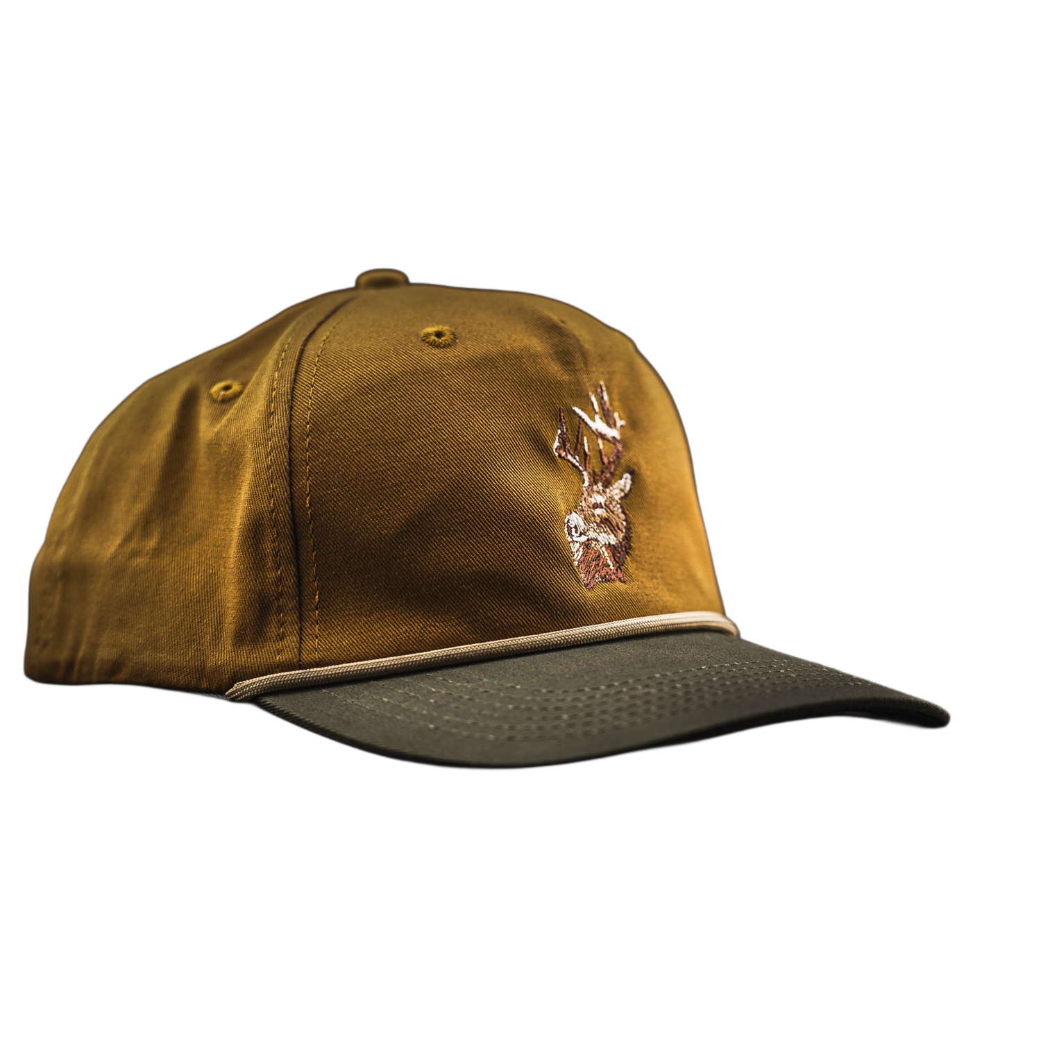 STUTTGART ROPE HAT W/ EMBROIDERED DEER