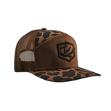 BACKWOODS OLD SCHOOL DELTA 7 PANEL TRUCKER W/ 3D EMBROIDERED LOGO – HAT