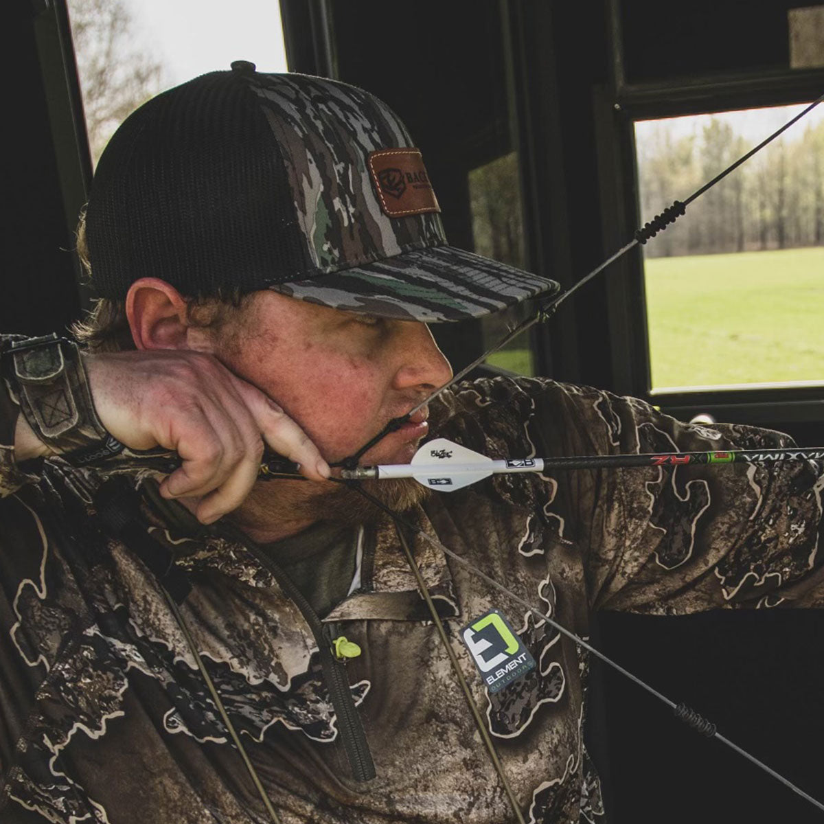 Original Realtree Leather Patch Hat